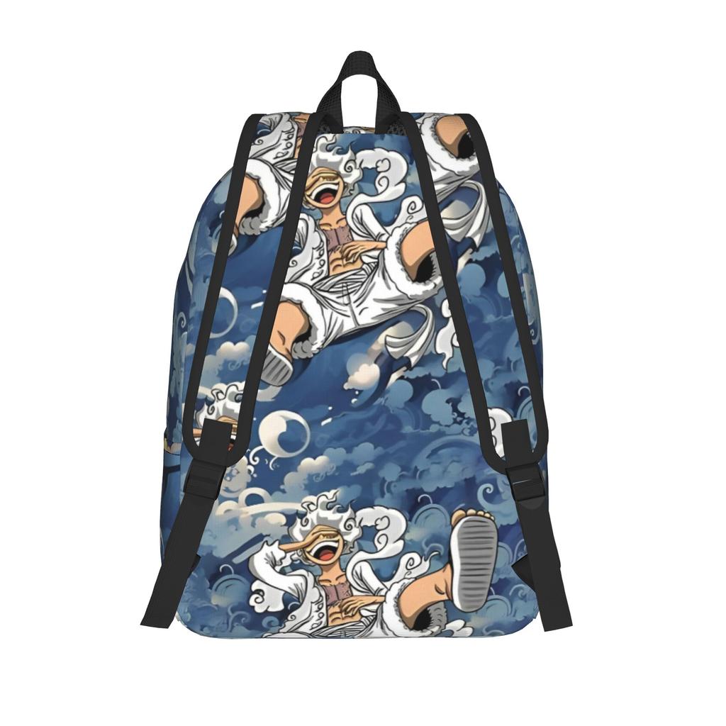 Anime One Piece Luffy 5th gear Classical Backpack Sports Student Work One Piece Daypack for Men Women Laptop Canvas Bags