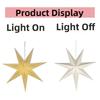 Christmas Decorations Hollow Star Pendants Folding Hanging Paper Stars Star Lanterns  DIY Crafts