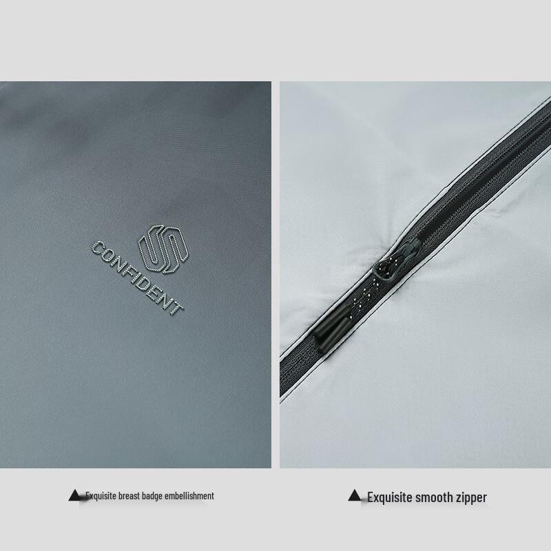 HLA Men's Hooded Gradient UV Protection Sports Jacket