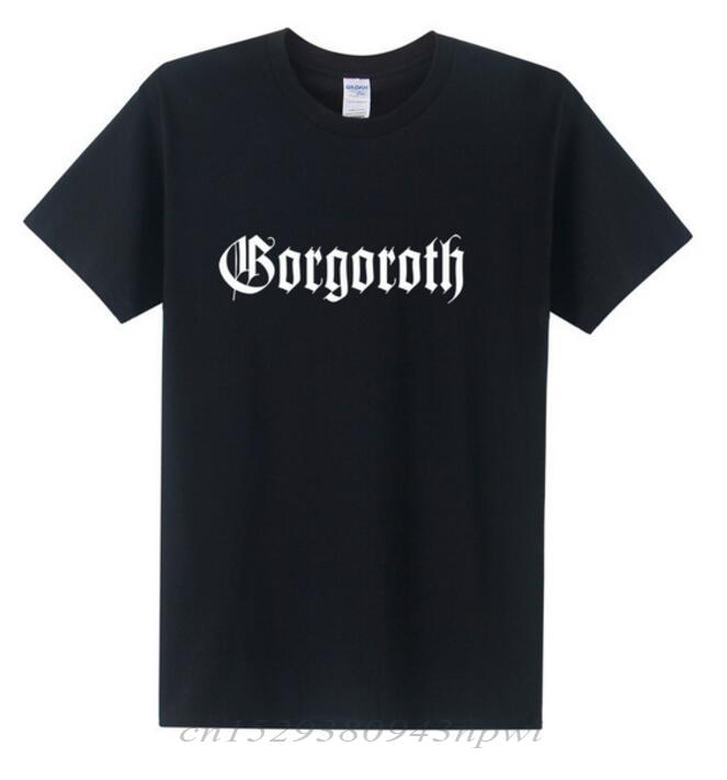 GORGOROTH T Shirts Men Rock Band Thrash Black DEATH HEAVY METAL PUNK Rap Twilight of the Idols Tshirt