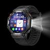Rainbuvvy KC91 GPS Smart Bracelet 1.39inch TFT 360x360 BLE5.3 GPT 3ATM Waterproof 530mAh Bluetooth Call Flashlight Android Smartwatch