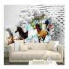 3D Wall Murals Wallpaper Classic Horse Broken Landscape Fresco Living Room TV Sofa Backdrop Mural