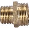 Brass Pipe Fitting,External Thread 3/4" To 1/2" Hex Nipple Reducing Male Pipe Water Tube Fitting Quick Set (Intensification)