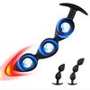 Silicone Roller Ball Anal Dilator: Wearable Unisex Outdoor Butt Plug Tool