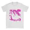 Men T-Shirt Kawai Power Chainsaw Man Crazy 100% Cotton Tees Short Sleeve  T Shirts Round Collar Tops Printed