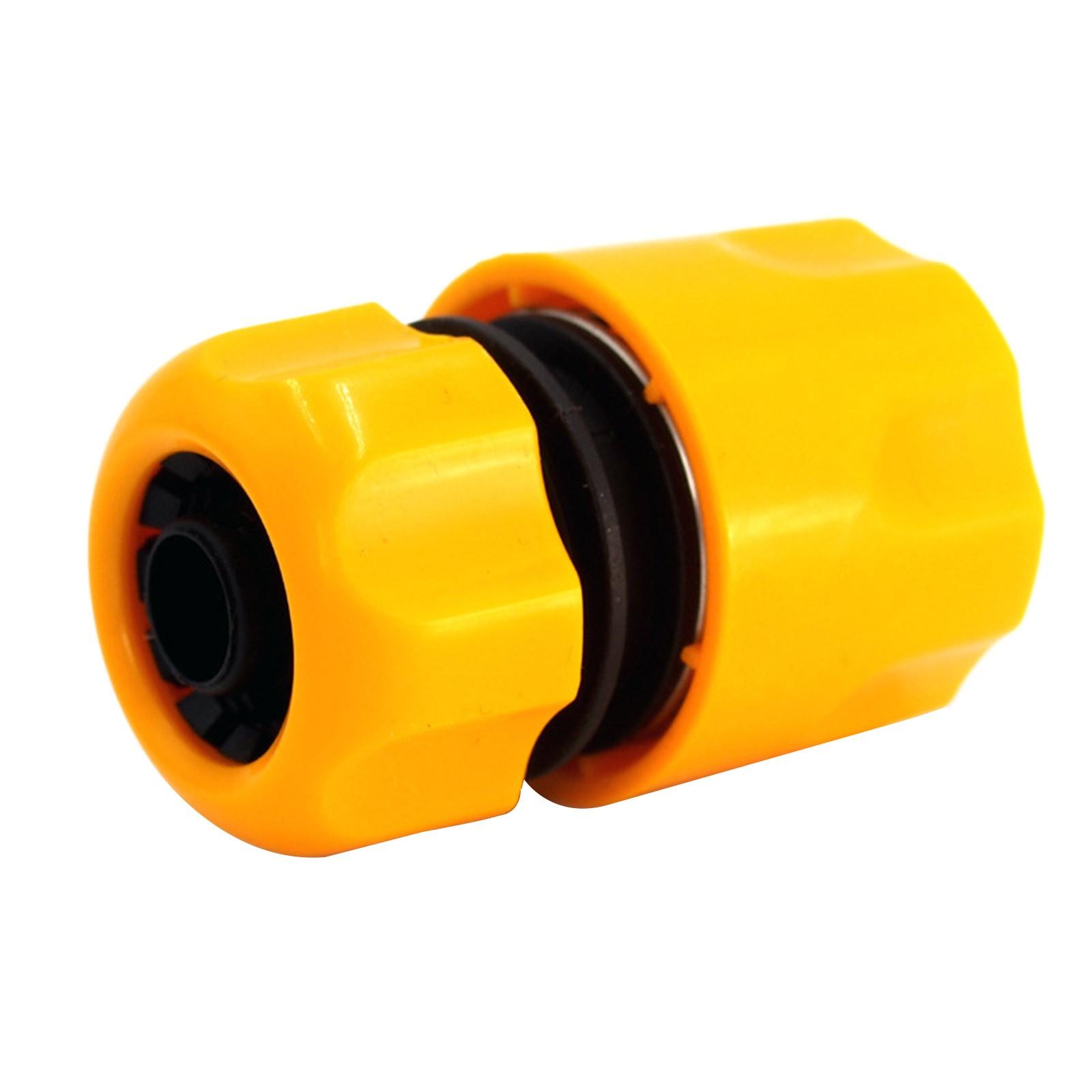 

G1/2 Multifunction Garden Water Pipe Quick Connector Joint Adapter Irrigation жовтий
