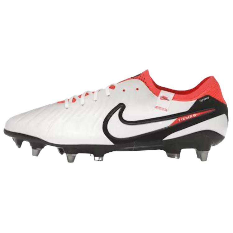 

Nike Tiempo Legend 10 Elite SG Pro White Black Bright Crimson FN7283-100 42.5