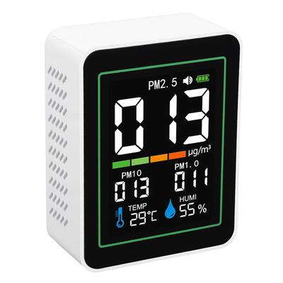 Quality Meter Indoor 5 In 1 PM2.5 PM10 PM1.0 Temp Humidity Detect Tester Portable Smart Infrared Dust Sensor