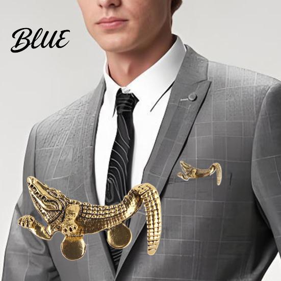 Animal Brooch Unisex Tiger Octopus Design Suit Lapels Lapel Accessory