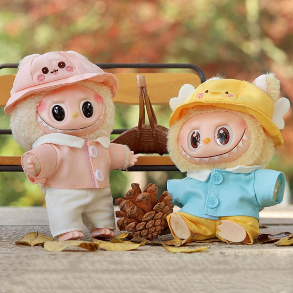 

Shirt Labubu Time Doll Clothes Kindergarten Labubu Doll s Clothes Children Gift рожевий