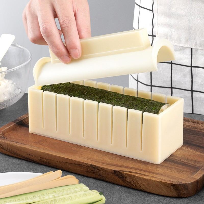 Make Sushi Machine Cutter Sushi Maker Kimbap Sushi Rolls Mold Round Square Heart-shaped Onigiri Molds Rice Balls
