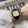 Vikec Sports And Leisure Watch Men'S Personality Trend Fashion Junior High School Students Silicone Square Large Dial