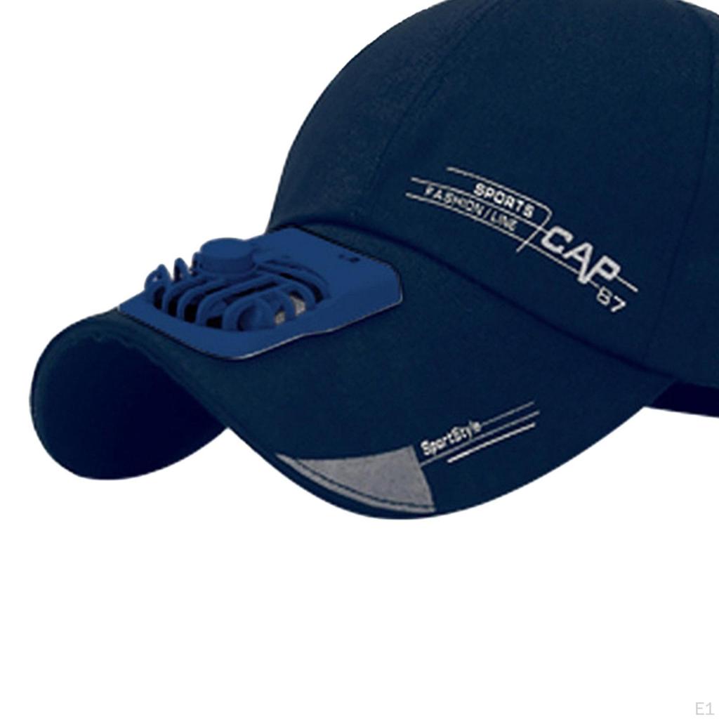 Baseball Outdoor Peaked Hat Battery Operated Fan USB Charging Hats for Kids