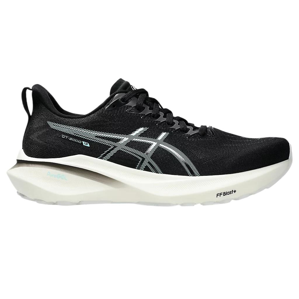 Asics  GT 2000 13 Black Illuminate Mint Women Sneakers 1012B666-004