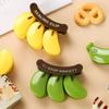 1Pc No Banana Green Magnetic Sealing Clip Food Plastic Bag Moisture-proof Fresh-keeping Clip Milk Powder Sealing Strip Banana Snack Sealing Clip