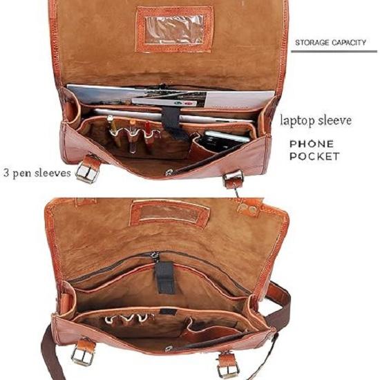 Geantă Messenger din Piele Naturală pentru iPad/Tabletă, Geantă Tip Messenger, Valizetă Mică, Geantă de Umăr Crossbody pentru Bărbați și Femei