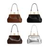 Retro Kisslock Shoulder Bag for Women Small Frame Clutch Luxury Designer Shell Bag Ladies Purse