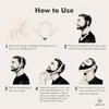 Neckline Shaving Template Beard Shaper Neckline Guide & Trimmer Kit with Stencil Beard trimming board