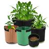 Bolsa de Cultivo de Tela para Plantas 1/2/3/5/7/10/17 Galones Maceta de Guardería Jardín Flor Verdura Tomate Patata Fresa Maceta de Cultivo