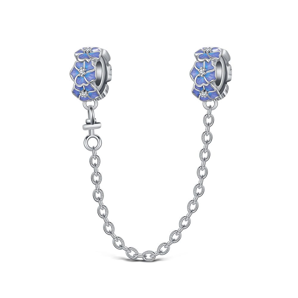 

LILAPURA New 925 Silver Blue Lotus Charms Flower series Pendant Ring Earring For Original Bracelet Women Beads DIY Jewelry Gifts