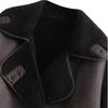 Cappotto di Velluto da Donna Caldo Giacca Primavera e Inverno Larga Casual Collo in Ecopelle Moda Abbigliamento Donna