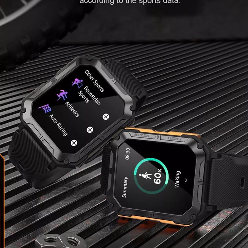 C20 PRO Smart Watch Men Bluetooth Call Outdoor Sports 1.83inch Large Screen Voice Assistant Fitness C20Pro Smartwatch