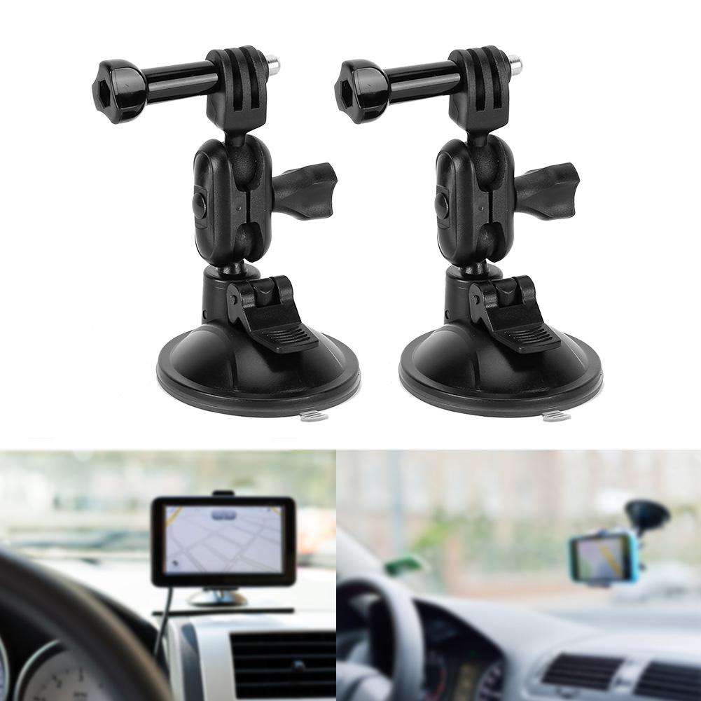 2Pcs 360 Degree Rotating Driving Video Recorder Sucker Bracket 65mm GPS Suction Cup HolderFork Head