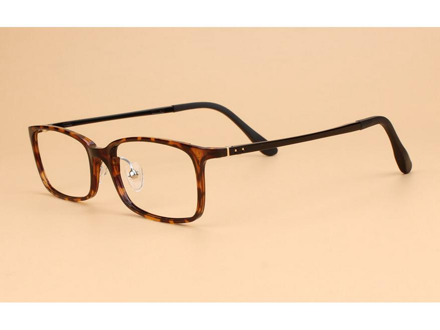 Ultralight 2050 Tungsten Carbon Steel Eyeglass Frame for Myopic Lenses - Unisex Square Design