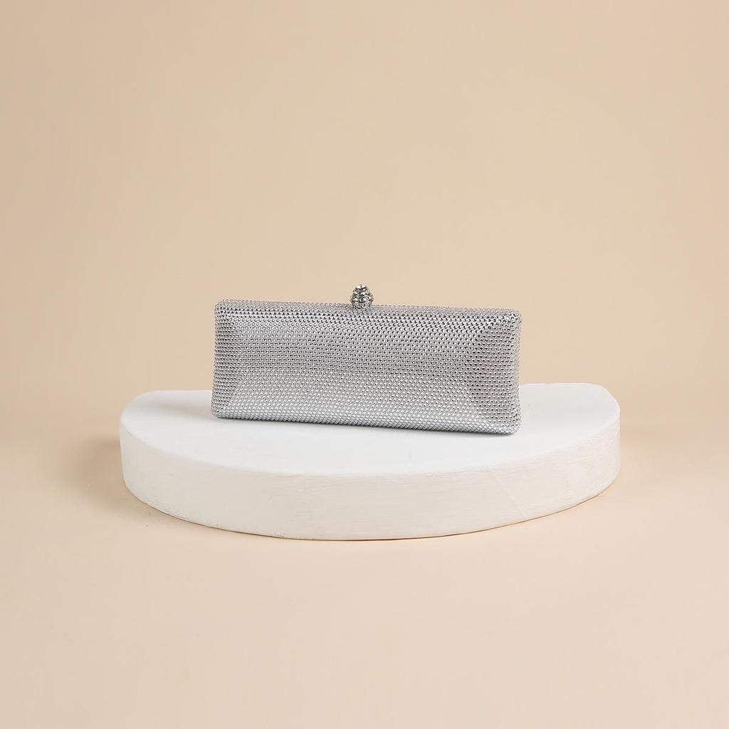 Třpytivá psaníčka s kamínky: Ručně vyráběná večerní kabelka zdobená diamanty pro ženy