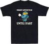 Owl Nobody Listens To Me Until I Fart Humor Novelty Graphic Men's Cotton T Shirt