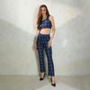 Pantalón Virgio para Mujer Largo Completo Ajuste de Pierna Ancha