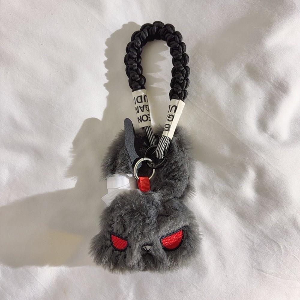 Gothic Rabbit Pendant Soft Halloween Bag Charm New Phone Case Strap Key Accessory
