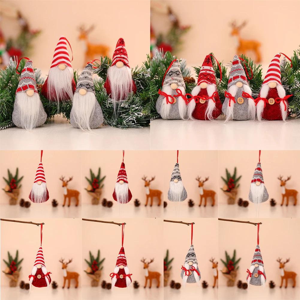 Fashion Brand New Faceless Gnome Doll Santa Xmas Tree Hanging Home Unique Ornament 16 X 7 X 5cm Adorable Christmas