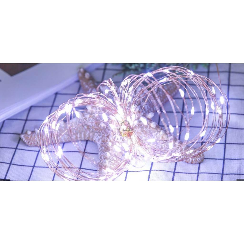 Wire lights 50x LED multicolor 5M + remote control powered by USB