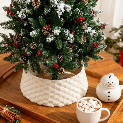 Christmas Tree Stand Base Cover for Artificial Trees Farmhouse Holiday Parties Ornaments Home Décor