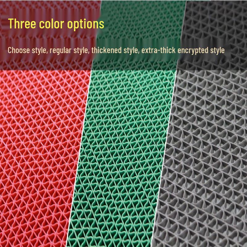 Hollow Anti-Slip Water-Blocking Mat for Kitchen, Pool, and Bathroom