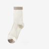Mens Socks Solid Color Autumn Winter Middle Tube Socks Men Male Wool Cashmere Thermal Solid Color Black Gray Elastic Long Socks