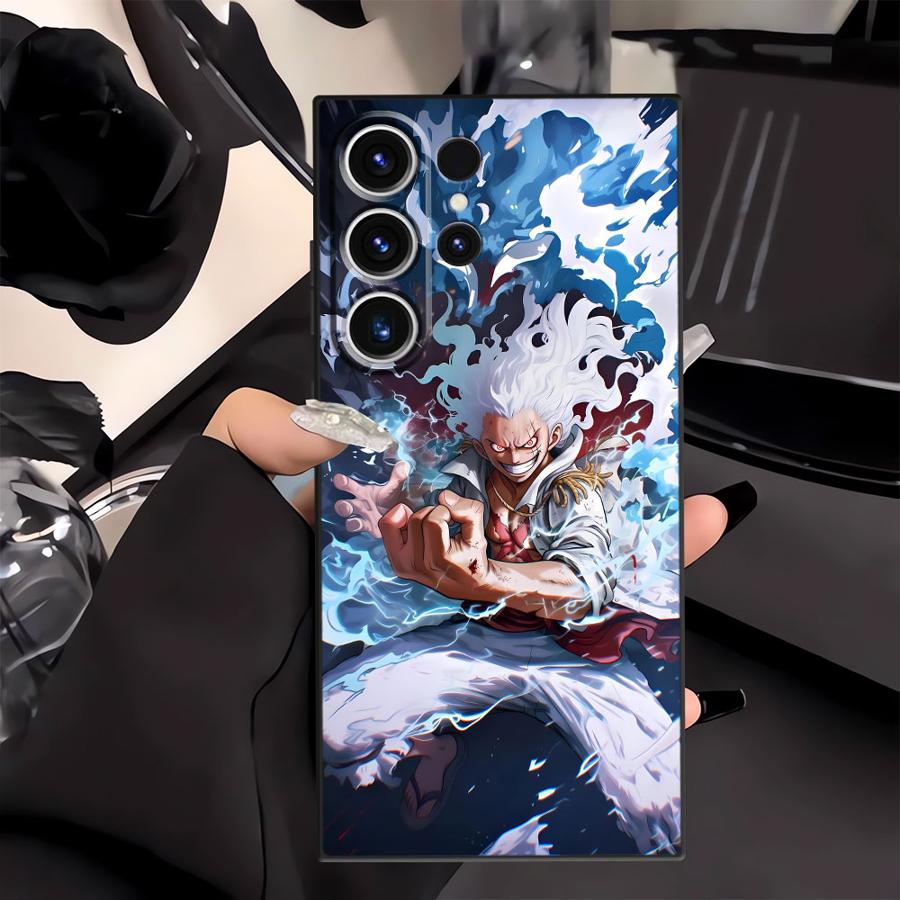 Funda Phone Cover Case for Samsung Galaxy S24 Plus S21 FE S25 Ultra S10 S9 S23 S20 Note 20 Ultra 8 9 10 One Piece Luffy Cool