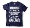 Mens Funny Pilot Airplane Plane Flight Instructor Aviation Gift Tee Shirt