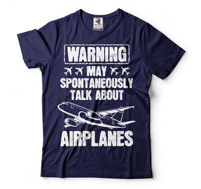 Mens Funny Pilot Airplane Plane Flight Instructor Aviation Gift Tee Shirt