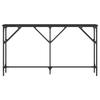 VidaXL Console Table Black 140x23x75 Cm Engineered Wood 837772