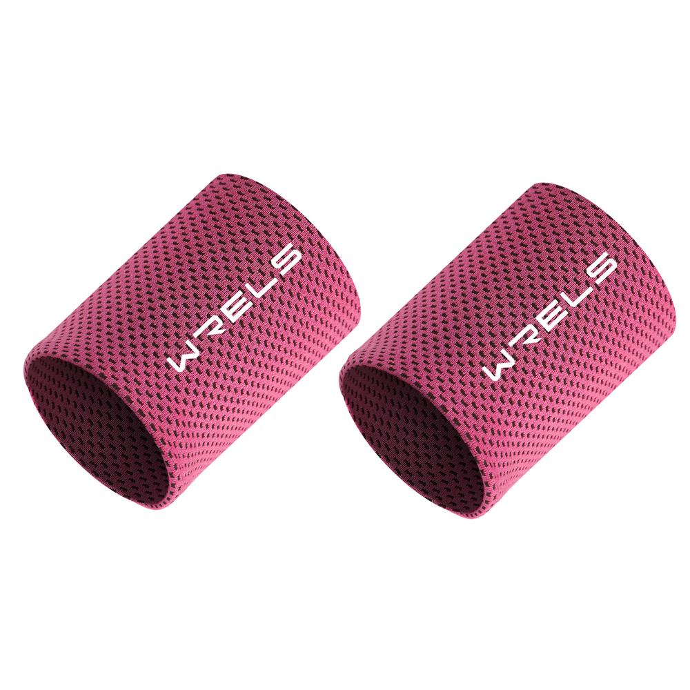 WRELS 1/2 PC Summer Cooling Wrist Sweatband Sport Wrist Brace Support Sweat Absorbing Wristband Gym Running Breathable Wristband 1