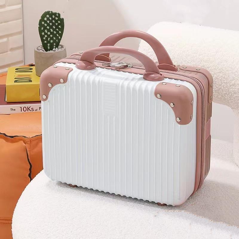 Mini Handbag 14" Makeup Case: Small Suitcase-Style Storage & Gift Box