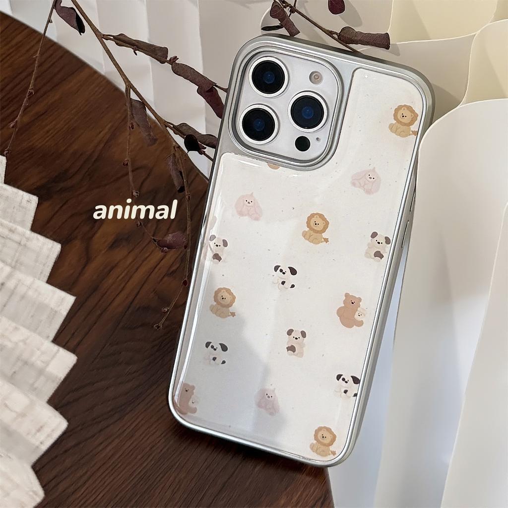 Cute Doll Illustrations Suitable for Apple 16promax Mobile Phone Case Iphone14 Silver Edge Glue 13 Hard 15 Huawei