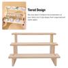 3 Tier 3 Tier Display Shelf Multifunctional Dessert Display Stand  Cabinet Storage