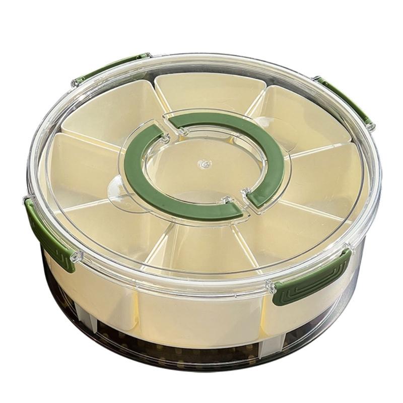 

Portable Camping Picnic Fruit Storage Container with Ice Layer for Outdoor Food Preservations Box Kitchen Gadget