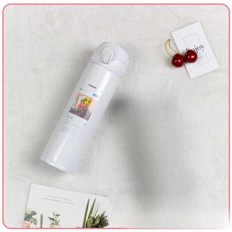 

Мультяшная чашка для девочек и детей, термос из нержавеющей стали 304 с замком, студенческие чашки, подарочные чашки