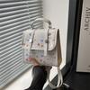 Pu Mini Backpack For Women With Flap Closure And Inner Pocket For Daily Use