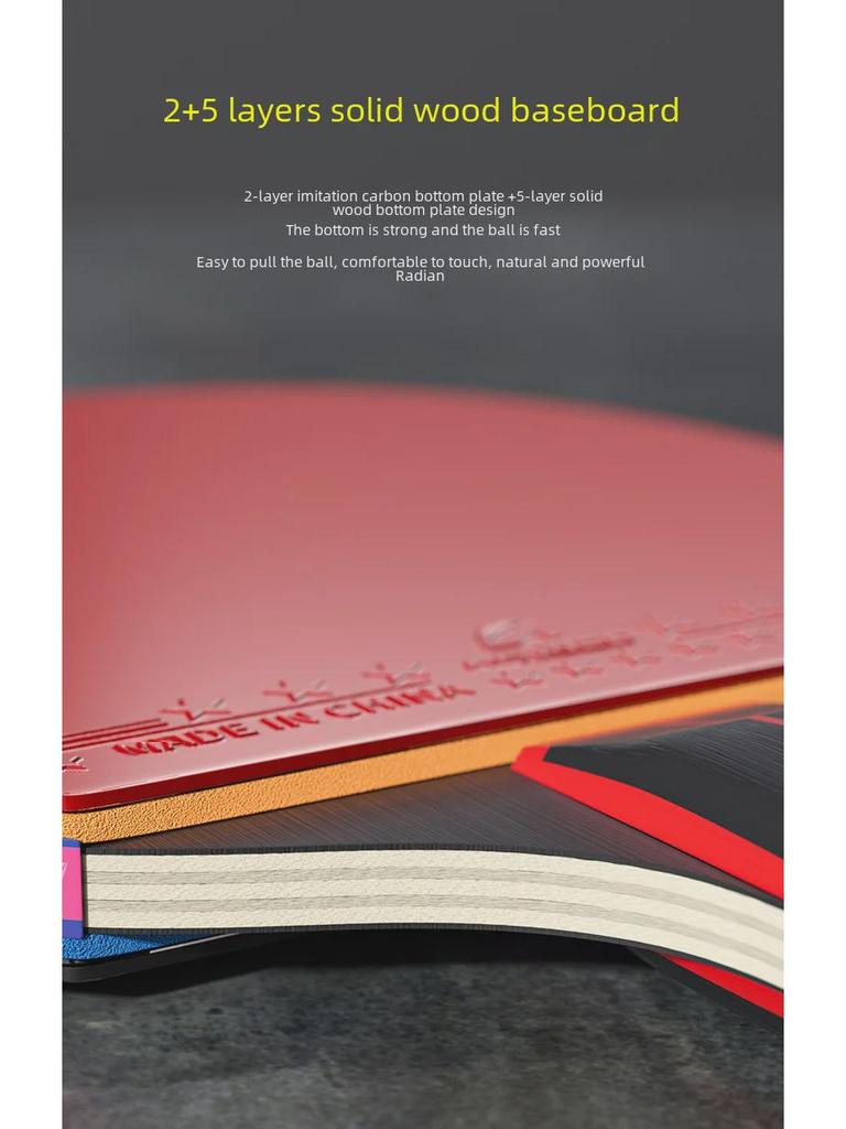 Professionellt bordtennisracket - En, Två, Tre stjärnor, Vertikalt/Horisontellt för Träning & Underhållning