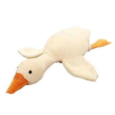 Large White Goose Plush Pillow - Sleep Aid & Birthday Gift for Women